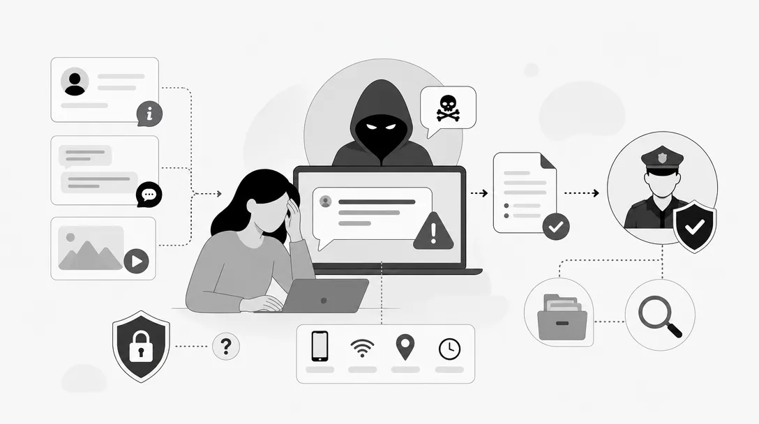 Internet-Erpressung anzeigen – welche Informationen braucht die Polizei wirklich?
