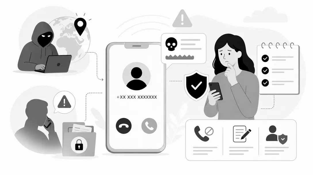 Online-Erpressung mit ausländischer Telefonnummer – was können Sie wirklich tun?