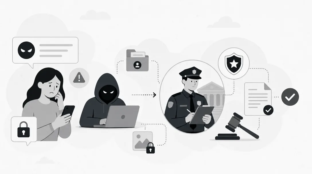 Wann sollte man bei Internet-Erpressung Anzeige erstatten?