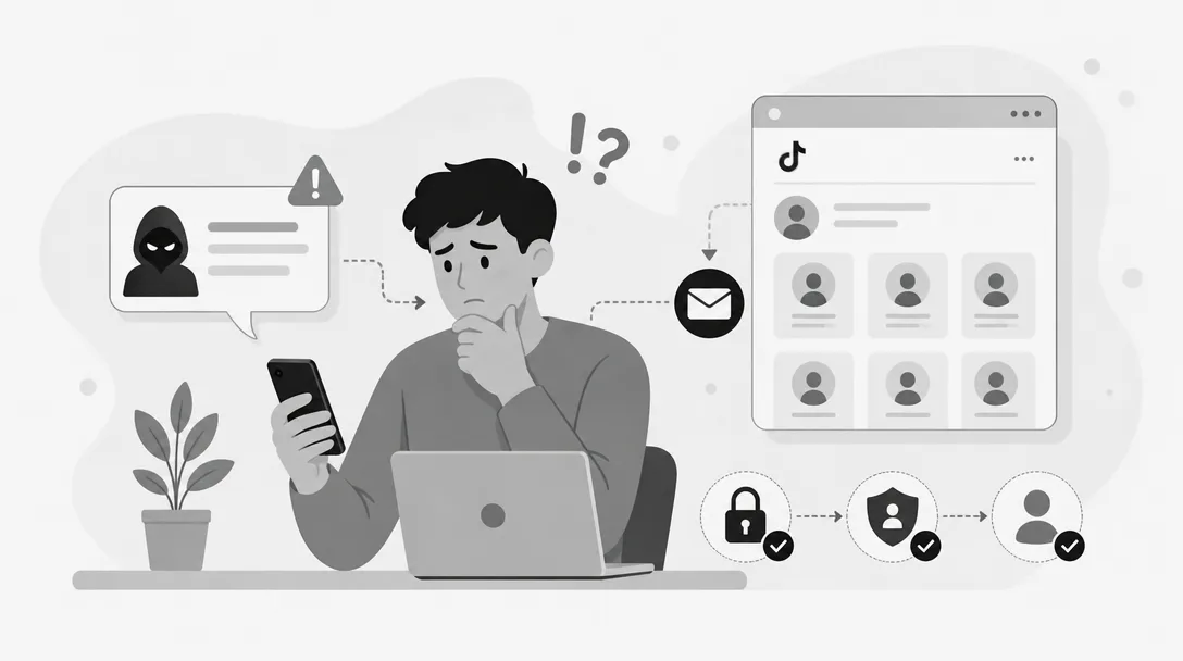 Was tun, wenn der Erpresser droht, TikTok-Follower anzuschreiben?