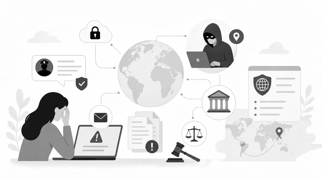 Was tun, wenn der Täter bei Internet-Erpressung im Ausland sitzt?