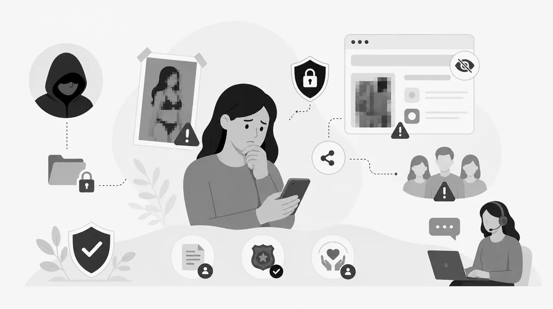 Was tun, wenn ein Dating-Kontakt intime Inhalte gegen Sie nutzt?