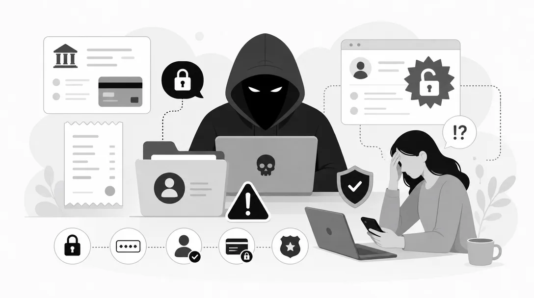 Was tun, wenn ein Erpresser Ihre Bankdaten oder Zahlungsbelege hat?