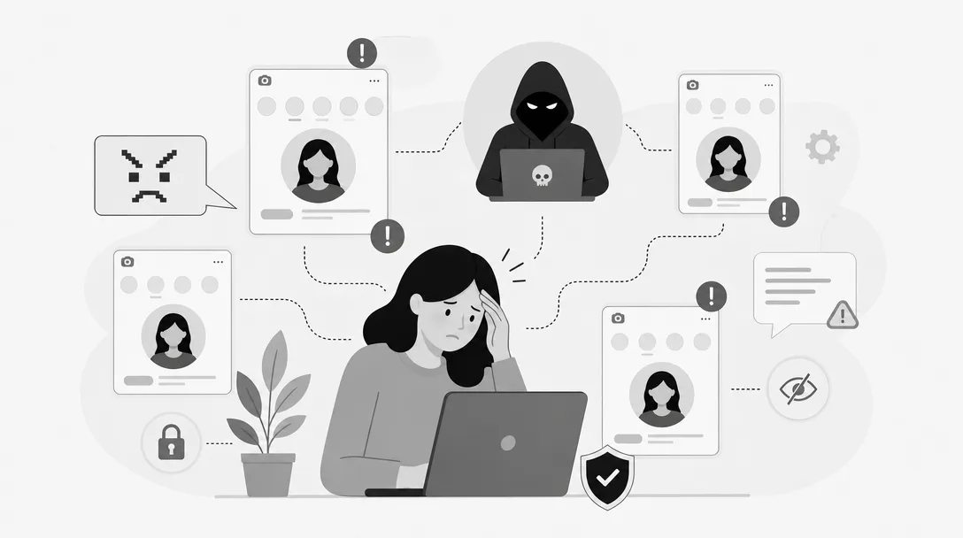 Was tun, wenn ein Erpresser mehrere Instagram-Accounts erstellt?