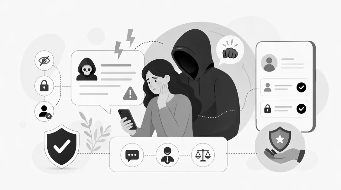 Was tun, wenn ein Erpresser meine Social-Media-Profile findet und mich bedroht?