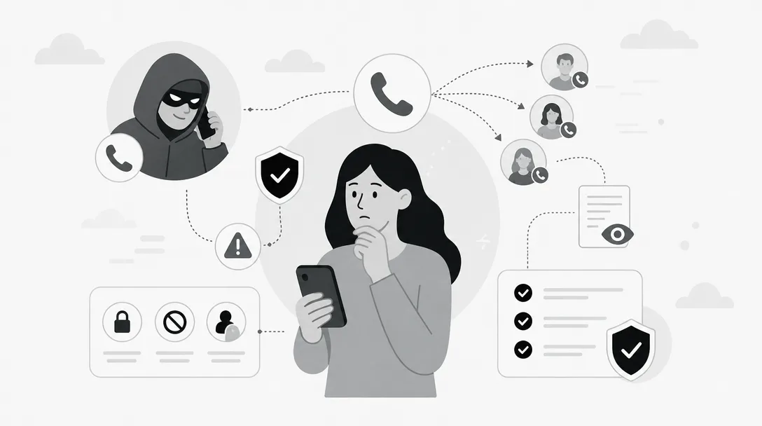 Was tun, wenn ein Erpresser meine Telefonnummer weitergibt?
