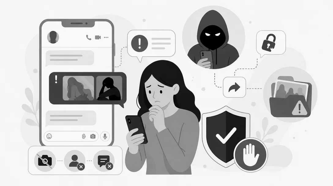 Was tun, wenn ein Erpresser über WhatsApp intime oder peinliche Bilder weiterleiten will?