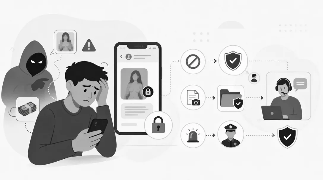 Was tun, wenn man über WhatsApp mit intimen Bildern erpresst wird?