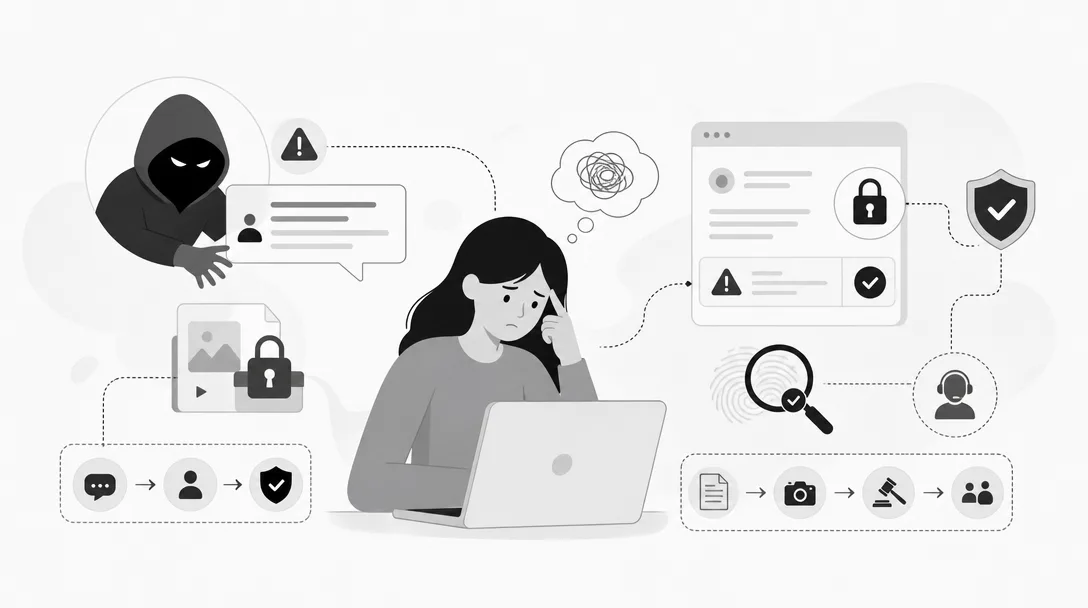 Was tun, wenn Online-Erpressung immer weitergeht?
