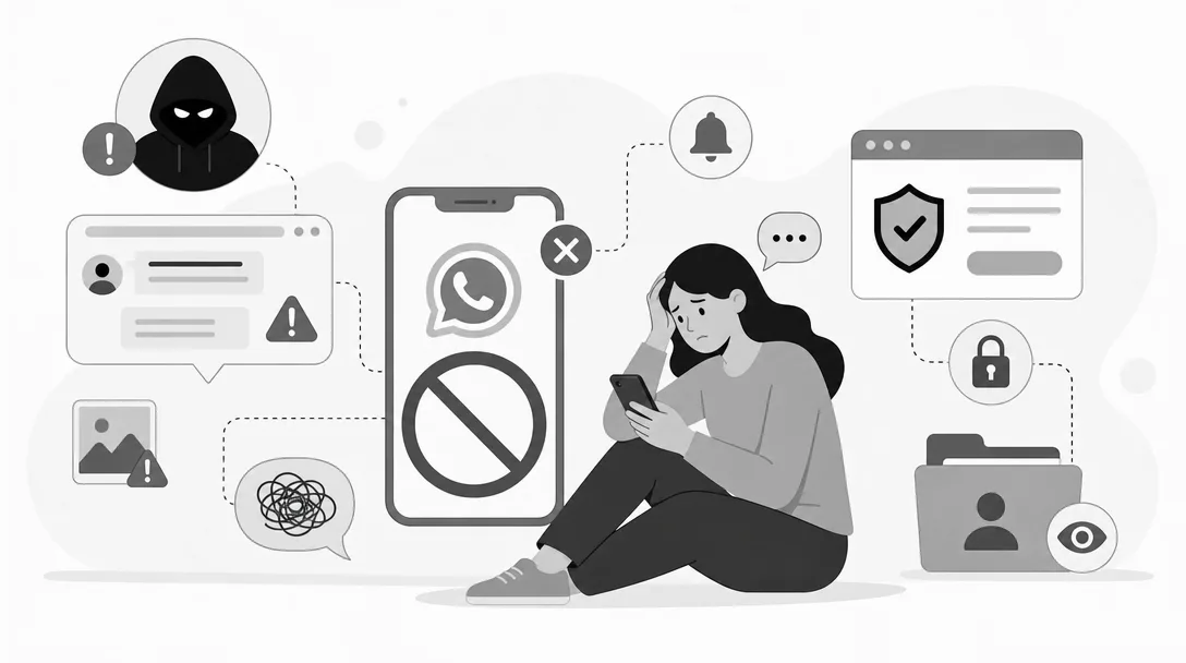 Was tun, wenn WhatsApp-Erpressung nach dem Blockieren weitergeht?