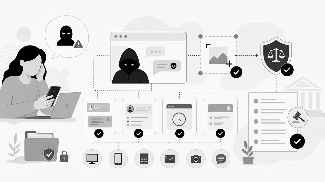 Welche Screenshots sind bei Online-Erpressung wirklich wichtig und rechtlich sinnvoll?