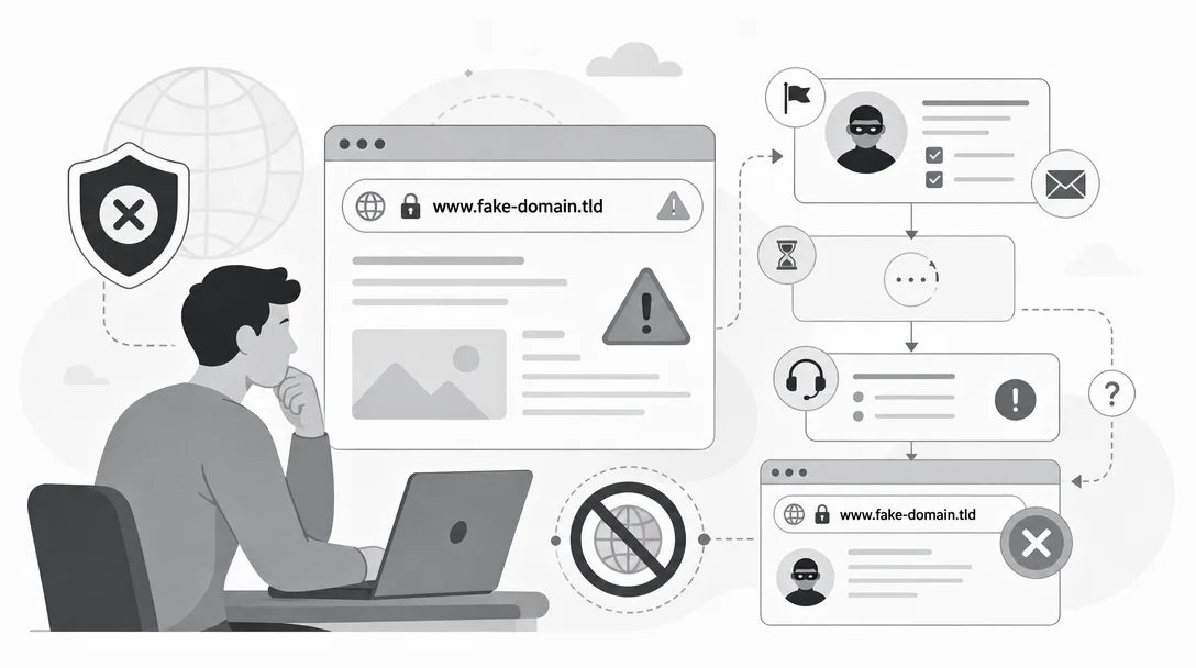 Was tun, wenn eine Fake-Domain trotz mehrfacher Meldung online bleibt?